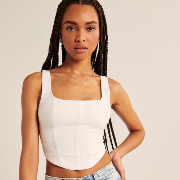 Abercrombie & Fitch Tops - Abercrombie Pink Corset Top, Size S